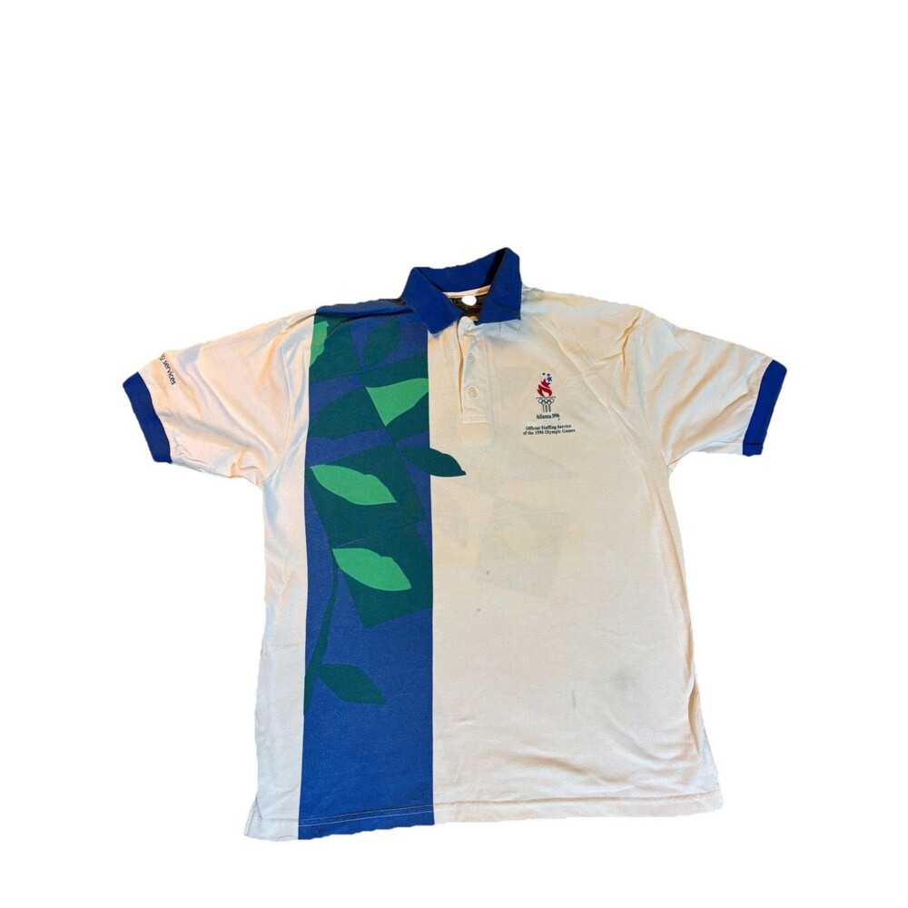 1996 Hanes Official 100th Anniversary Atlanta Olympic Games Shirt Size L - READ